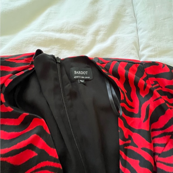 Red and black zebra print dress - Picture 3 of 3